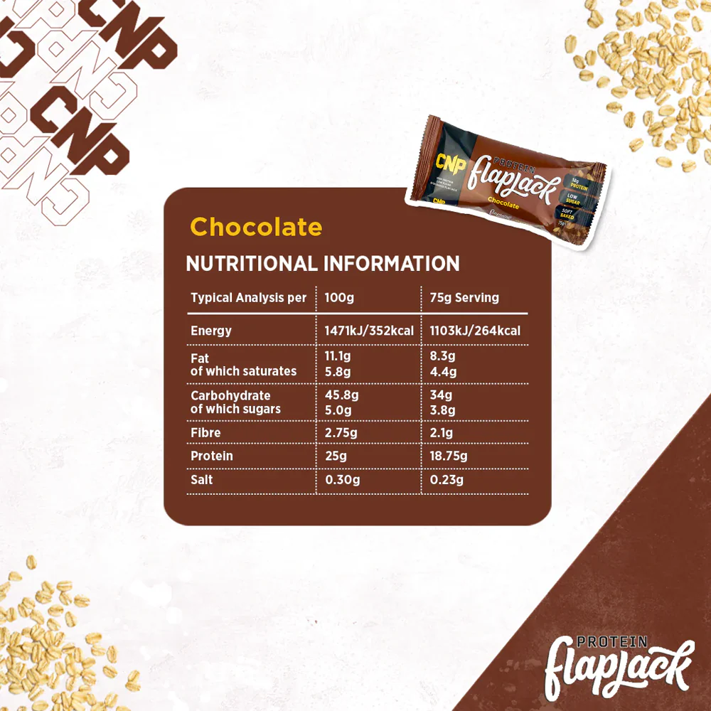 CNP Protein Flapjack Chocolat (12 x 75 g) - Image 3