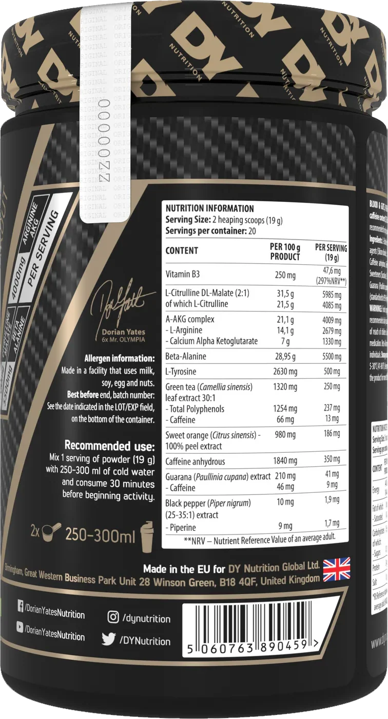 DY Nutrition Blood & Guts Bubblegum (380 g) - Image 2