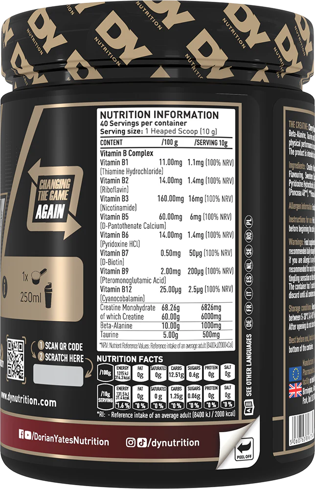 DY Nutrition The Creatine Cerise (400 g) - Image 2