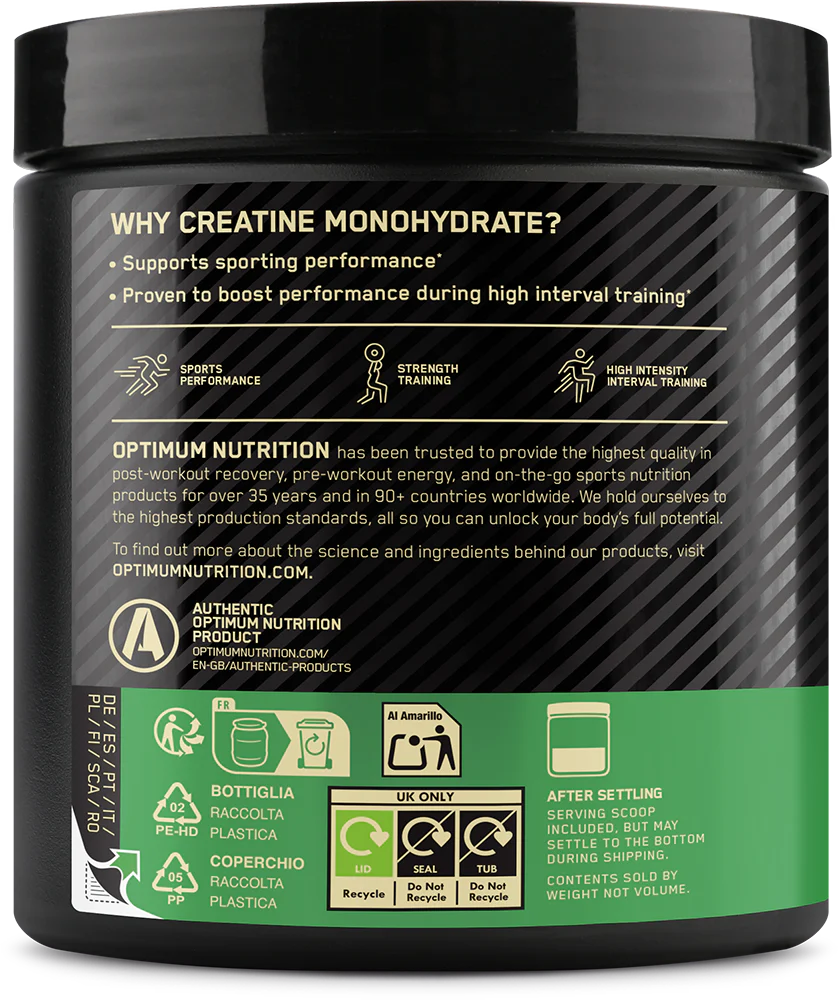 Optimum Nutrition Micronised Creatine Powder Framboise bleue (247,5 g) - Image 3