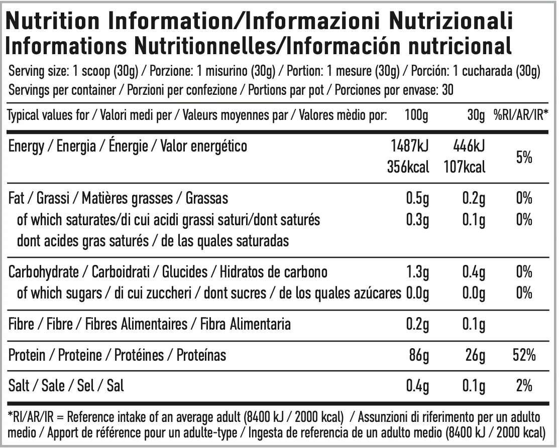 PER4M Isolate Zero Chocolat blanc (2000 g) - Image 2