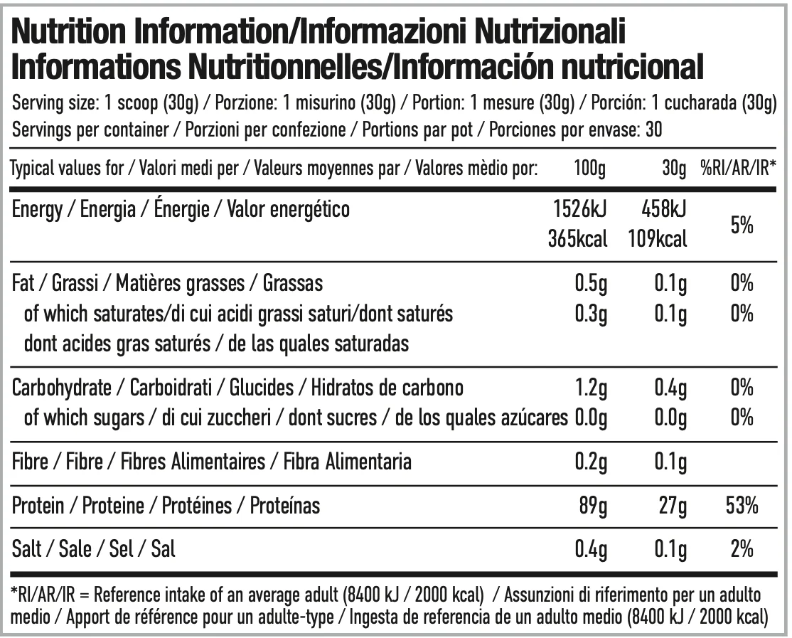 PER4M Isolate Zero Vanilla Creme (2000 g) - Image 2