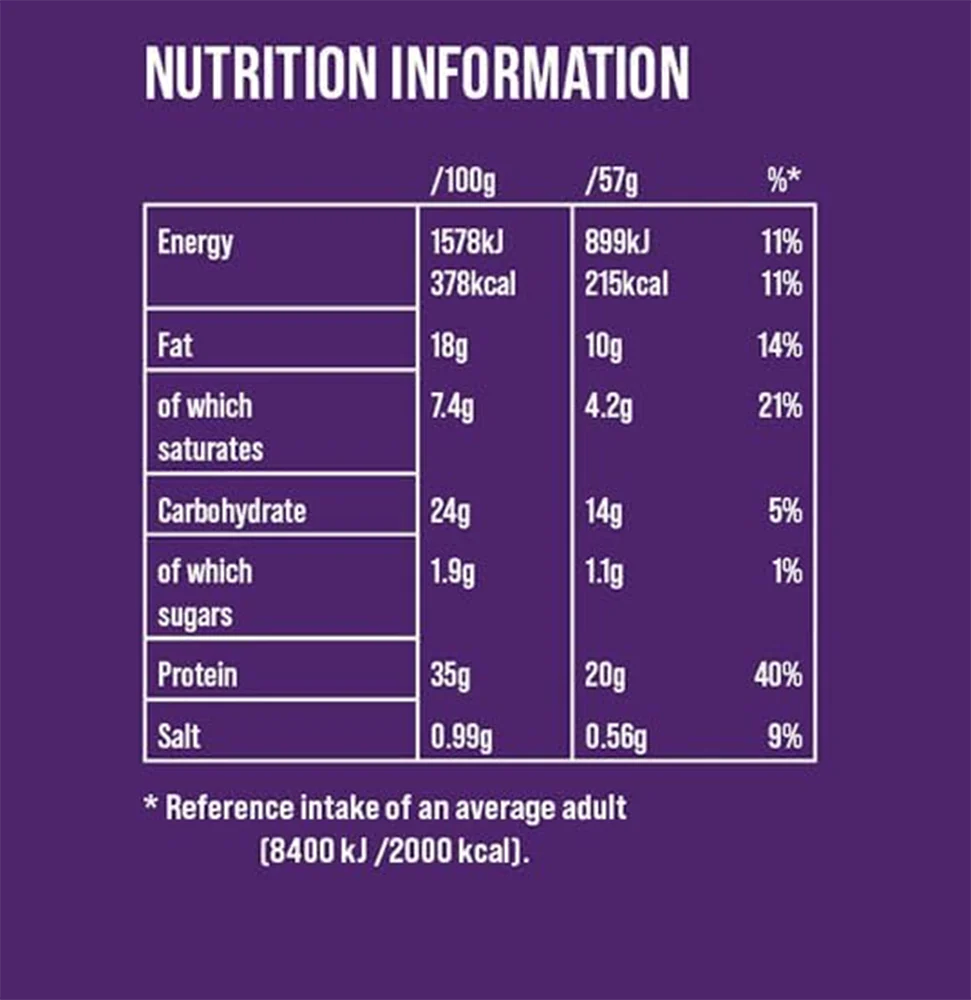 Snickers HiProtein Low Sugar Bar Dark Chocolate (12 x 57 g) - Image 3