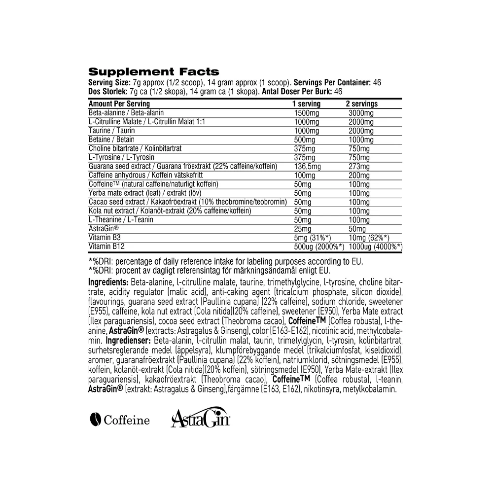 Swedish Supplements Crazy8 Berry Explode (325 g) - Image 2