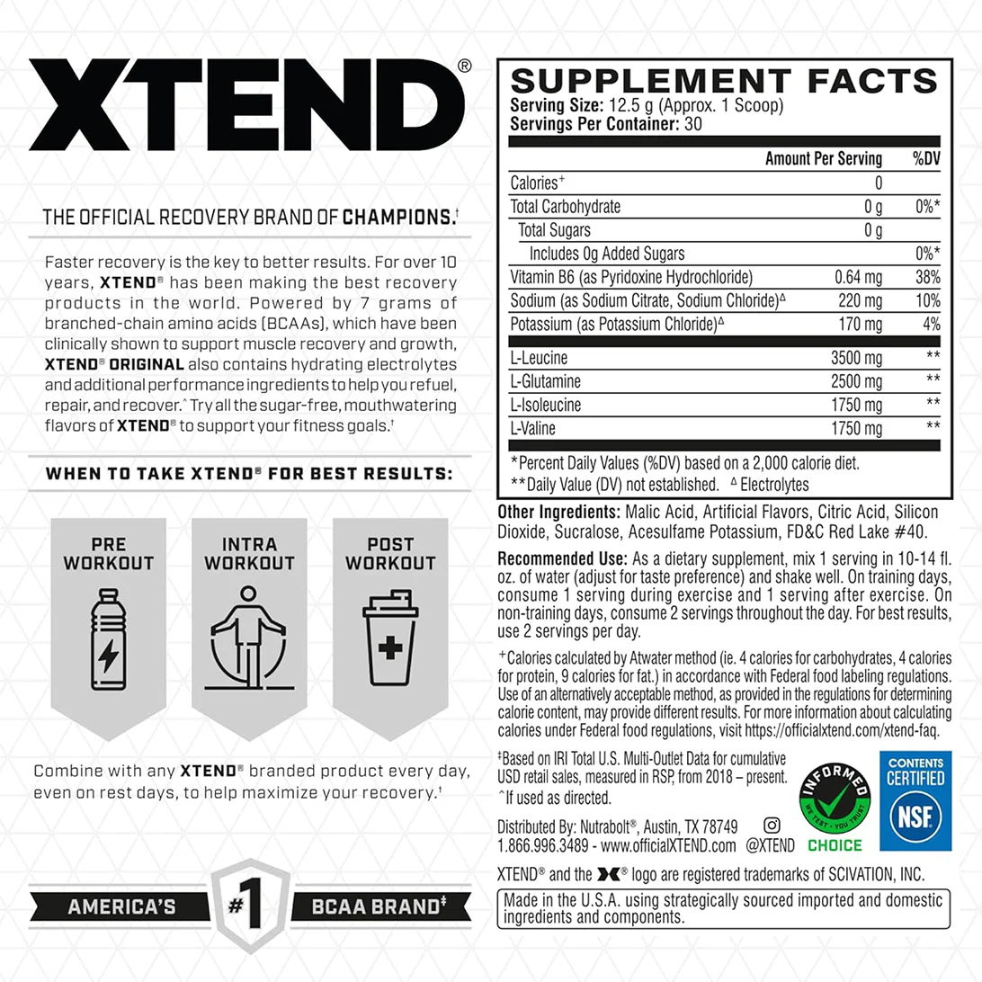 Xtend BCAA Cassis (432 g) - Image 2